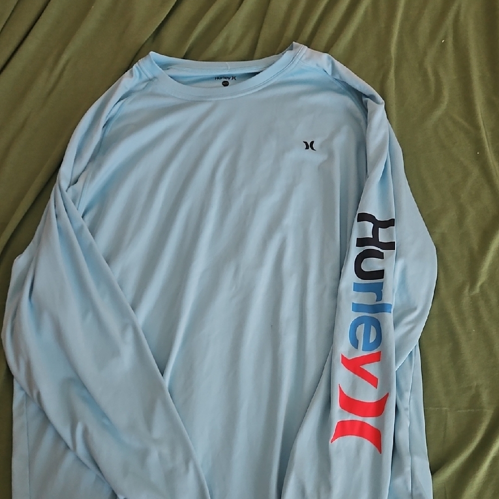 Hurley Sky Blue Long Sleeve Tee